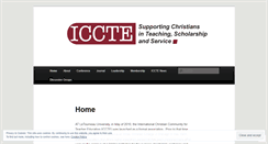 Desktop Screenshot of iccte.org